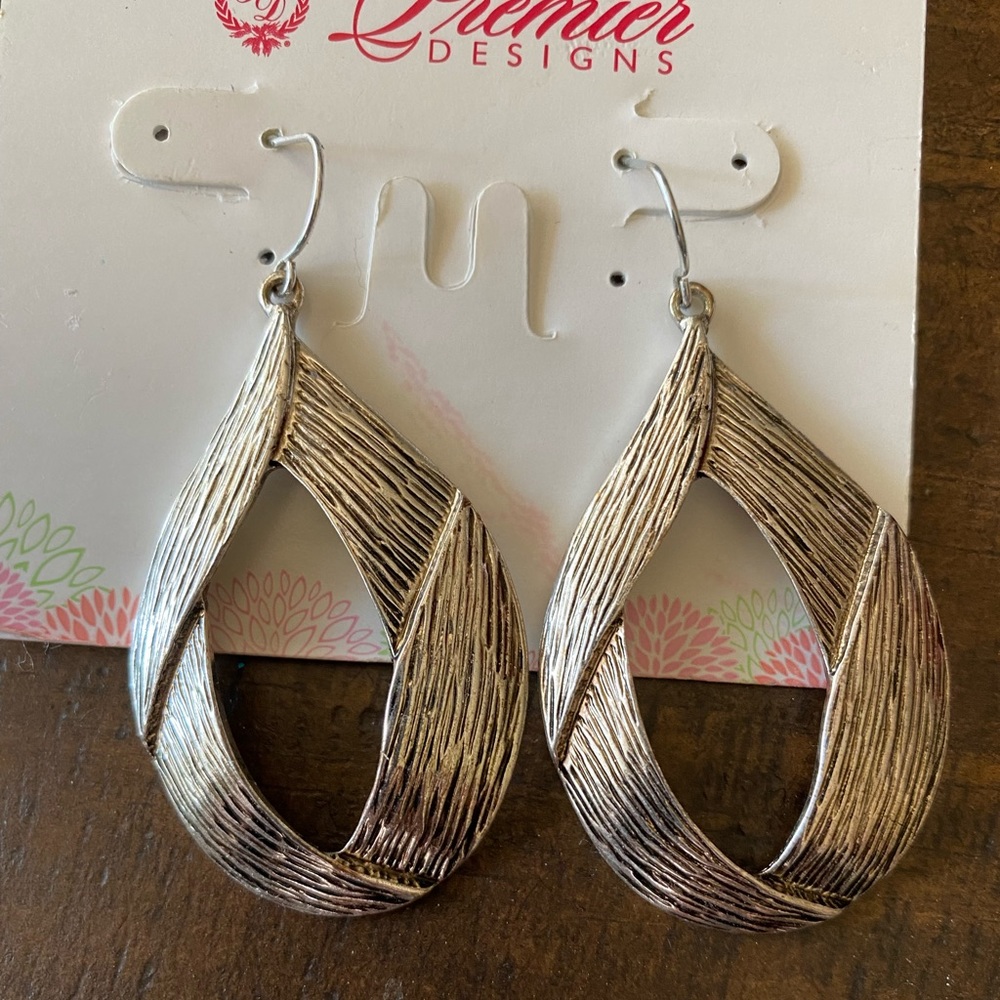 silver dangle earrings